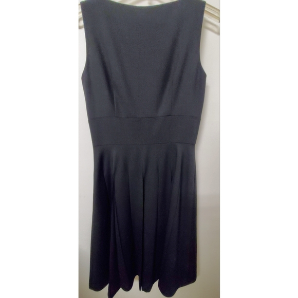 ANN TAYLOR Pleated Skirt Boatneck Dress - Picture 2 of 7